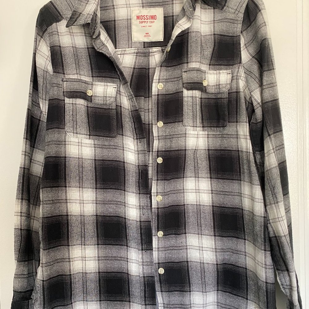 Plaid Button Up Top